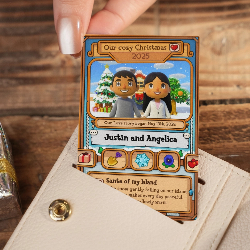 Personalized Couple Metal Card