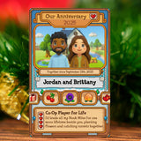 Personalized Couple Metal Card