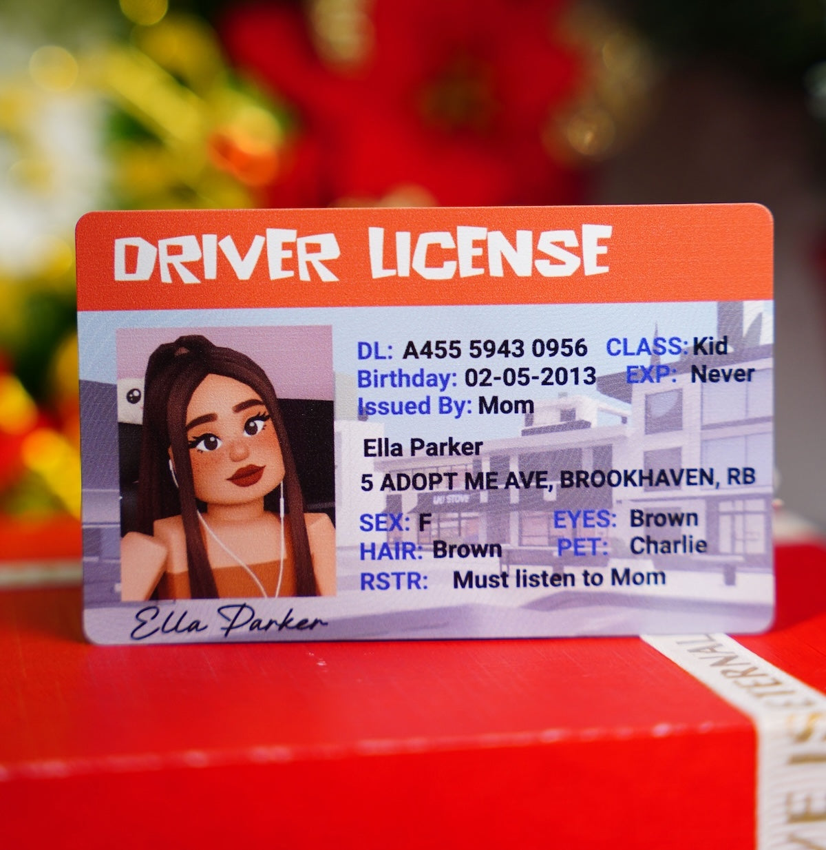 Custom Roblox-Inspired Driver License - Metal Card